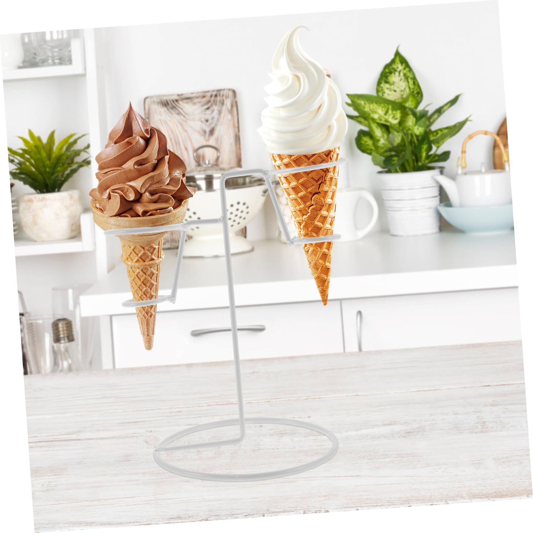 Amazon.co.jp: FUNOMOCYA アイスクリームコーンスド 鉄製 ディスプレイ